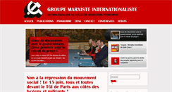 Desktop Screenshot of groupemarxiste.info
